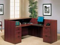 Reception Desks NEW Mahogany  Reception Desk