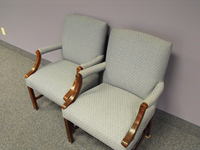 Guest/Side chair Blue Paoli high-back guest chair