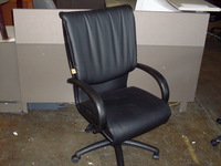 Executive/Task Chair Black high back leather chair