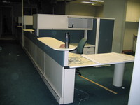 Cubicles U-shape Steelcase cubicles