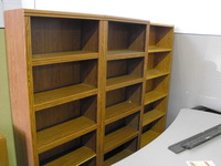 Bookcases Used wood laminate bookcases