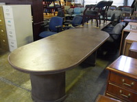 Conference Table 8' Refinished Conference Table