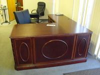 New Office Desks Custom Mahogany Executive Desk