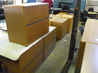 Lateral Files HON Oak laminate 2 dr lateral File