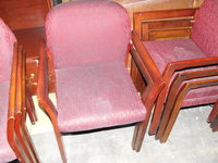 Stacking Chairs Used Gunlocke Side/Stacking Chair