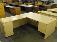 Used Office Desks Hon L shape executive desk