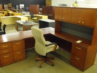 Used Office Desks Novikoff L-desk