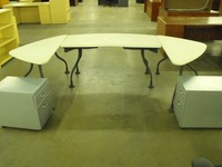 Used Office Desks Herman Miller U desk