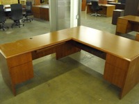 Used Office Desks National L desk