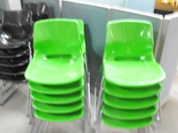 Stacking Chairs green stacking chairs