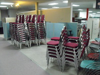 New Office Desks stacking chairs