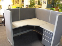 Cubicles refurbished Haworth 5x5 cubicles