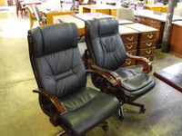 Task Chair Conference room used high-back leather chairs