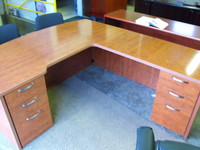 Office Desks New Rainbow Veneer L-shape desk